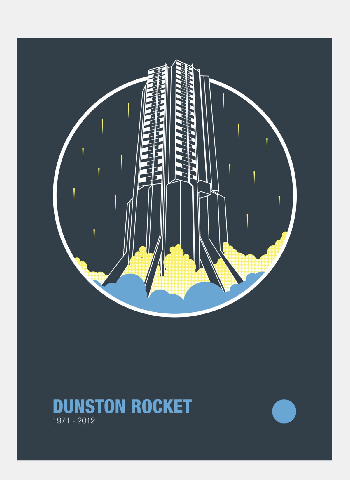 dunston rocket print