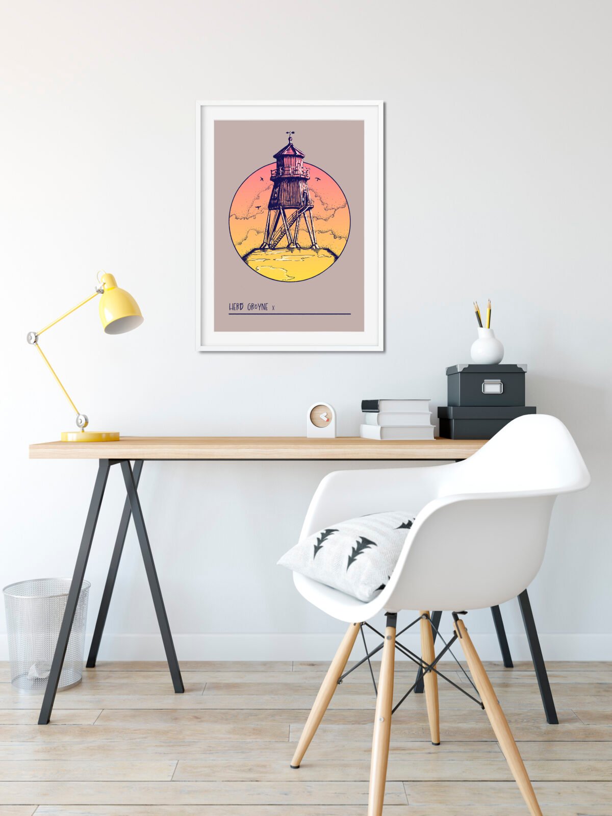 Herd Groyne South Shields Print